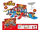 RAIL PARKING LOT SET W/FREE WAY CAR 3PCS