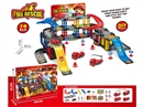RAIL PARKING LOT SET W/FREE WAY CAR 3PCS