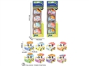 PULL BACK DIE-CAST CAR 4PCS,2ASST