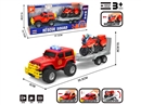 FRICTION POLICE CAR & MOTORCYCLE W/LIGHT & SOUND