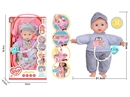 14"COTTON BODY DOLL W/12 SOUND IC & ACCESSORIES