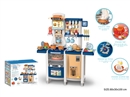 KITCHEN SET W/LIGHT & MUSIC & WATER & SPRAY,65PCS