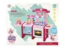 KITCHEN SET W/LIGHT & MUSIC & WATER,28PCS