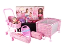 12" RUBBER DOLL W/6 SOUNDS IC & DRINK WATER & ACCESSORIES