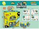 BLIND BOX- PULL BACK DINOSAUR CAR W/ACCESSORIES,4ASST