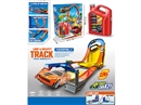CATAPULT RAILCAR W/FREE WAY DIE-CAST CAR 2PCS