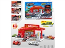 PARKING LOT SET 13PCS W/FREE WAY DIE-CAST CAR 2PCS