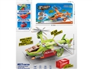 CATAPULT RAIL PLANE W/LIGHT & MUSIC & FREE WAY DIE-CAST CAR 2PCS