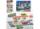 PARKING LOT SET 24PCS W/FREE WAY DIE-CAST CAR 1PCS