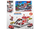 PARKING LOT SET 22PCS W/FREE WAY DIE-CAST CAR 1PCS