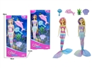 11.5"SOLID BODY DOLL W/ACCESSORIES , 2ASST