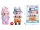 17CM PLUSH RUBBER LABUBU DOLL
