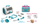 PLUSH PET W/DOCTOR SET,2COLOURS(NOT INCLUDED BATTERY)