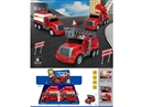 FRICTION FIRE TRUCK W/SOUND & LIGHT 3ASST,6PCS/DISPLAY BOX