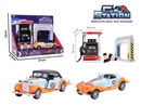 PETROL STATION W/SOUND & PULL BACK DIE-CAST CAR