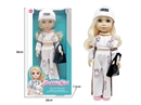 14"SOLID BODY DOLL W/ACCESSORIES