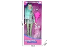 11.5"SOLID BODY DOLL W/ACCESSORIES