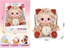 PLUSH DOLL BACKPACK W/LIGHT & MUSIC & 4 SOUND IC
