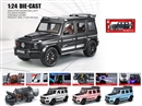 1：24 PULL BACK DIE-CAST CAR W/LIGHT & SOUND & CAN OPEN THE DOOR,4COLOURS