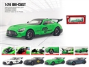1：24 PULL BACK DIE-CAST CAR W/LIGHT & SOUND & CAN OPEN THE DOOR,4COLOURS