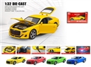 1：32 PULL BACK DIE-CAST CAR W/LIGHT & SOUND & CAN OPEN THE DOOR,4COLOURS