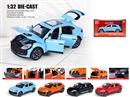 1：32 PULL BACK DIE-CAST CAR W/LIGHT & SOUND & CAN OPEN THE DOOR,4COLOURS