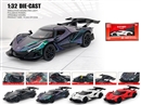 1：32 PULL BACK DIE-CAST CAR W/LIGHT & SOUND & CAN OPEN THE DOOR,4COLOURS