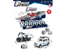 FRICTION POLICE CAR,12PCS/DISPLAY BOX
