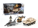 FRICTION MILITARY SET W/LIGHT & SOUND