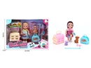 4.5" SOLID BODY DOLL W/ACCESSORIES