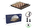 2合1 国际象棋、扑克桌游 无磁（中）