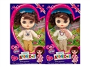 9"JOINTS BODY DOLL,2ASST