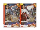 11寸实身9关节圣诞芭比+帽子+吸塑 2款混装