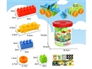 BUILDING BLOCKS 108PCS