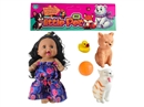 5"SOLID BODY DOLL W/VINYL TOYS