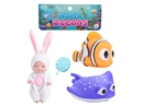 4.5"SOLID BODY DOLL W/VINYL TOYS