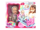14"RUBBER DOLL W/ACCESSORIES