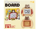 LEARNING BOARD W/MAGNETIC LETTER