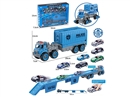 CATAPULT RAIL CAR W/PULL BACK DIE-CAST CAR 6PCS