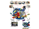 DISASSEMBLE MOTORCYCLE W/LIGHT & SOUND & SPRAY
