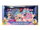 CASTLE SET W3"SOLOD BODY DOLL