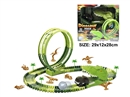 B/O RAIL CAR SET 72PCS