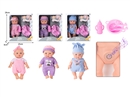 10"RUBBER DOLL W/IC & ACCESSORIES , 3ASST