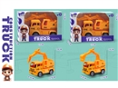 FRICTION CONSTRUCTION CAR SET,2ASST