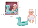 7"RUBBER DOLL W/VINYL SWIM RING