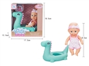 7"RUBBER DOLL W/VINYL SWIM RING