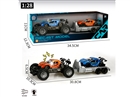 PULL BACK DIE-CAST CAR W/LIGHT & MUSIC,2COLOURS