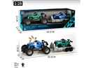 PULL BACK DIE-CAST CAR W/LIGHT & MUSIC,2COLOURS