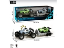 PULL BACK DIE-CAST CAR W/LIGHT & MUSIC,2COLOURS