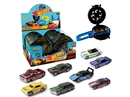 CATAPULT RAIL DIE-CAST CAR,6PCS/DISPLAY BOX
